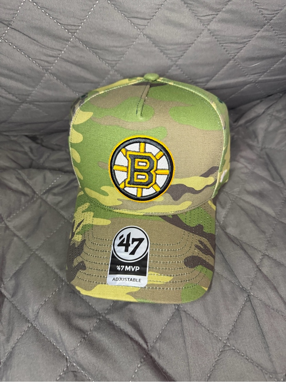 47 Boston Bruins Camo Hat